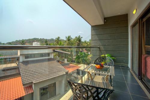 Balcony/terrace, Luxury 3BHK Penthouse Near Candolim in Marra
