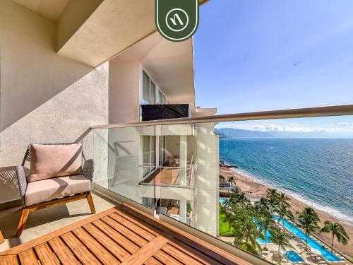 New Oceanview Condo with Beach - Pools - Gym in Puerto Vallarta, Mexico