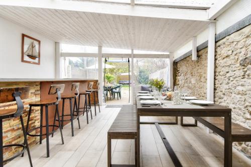 Maison avec jardin pour 8 à 550m de la plage gîte à louer Barbâtre