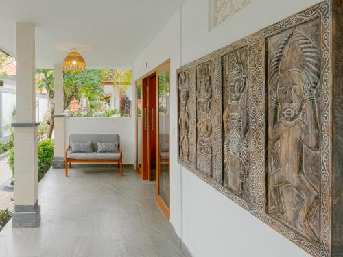 陽台/露台, 圖拉姆本布布民宿 (Bubu Homestay Tulamben) in 圖蘭本