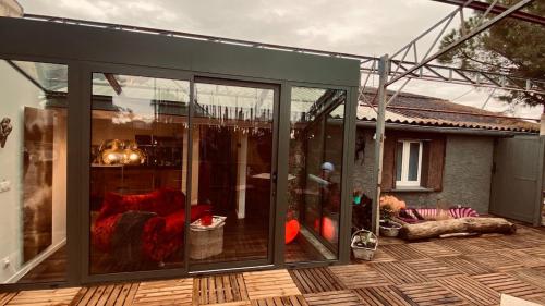 Love Room avec SPA Duo et piscine in Semussac