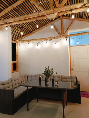 Balkons/terase, Apartamento de playa y piscina, Mejia in Mejía