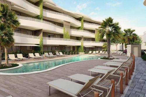 LuxuryApartmentBaiaBlanca Pool & Free Parking