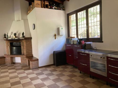 virtuve, Villa Vinea Prisca B&B - Bergamo Hill in Cenate Sotto