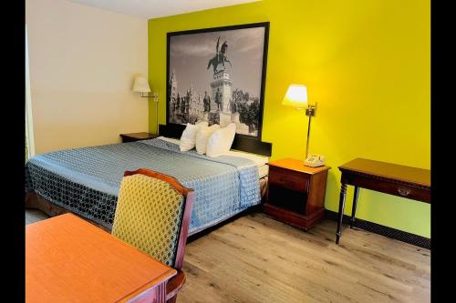 1 double bed