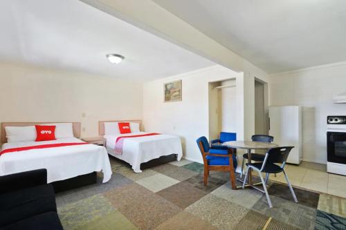 Double room, kitchen