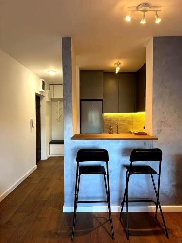 Illy, new and modern studio with a beautiful view, Belgrado (foto 2)