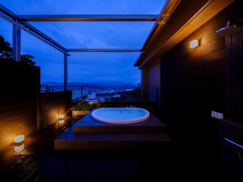 Erkély/terasz, Nagasaki Inasayama Kanko Hotel near Inasayama Observation Deck