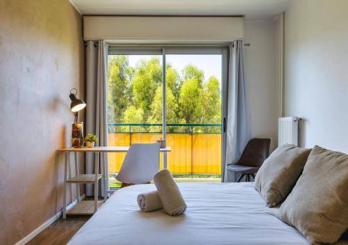 Attrezzature e servizi, Appart 2 ch Vue Mer & Montagne, Terrasse, Parking in Laval