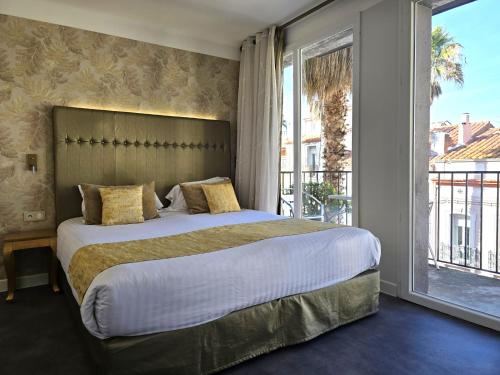阳台/露台, Nyx Hôtel Indépendant Perpignan Centre Gare (Nyx Hotel Independant Perpignan Centre Gare) in 佩皮尼昂