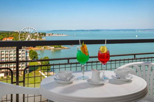 View, Hotel Europa in Siofok