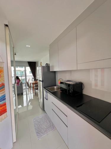 Kitchen, Beach Condo Mae Phim near Laem Mae Phim Beach