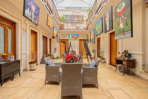 Lobby, Capital O Hotel Patio Pombo in Oaxaca