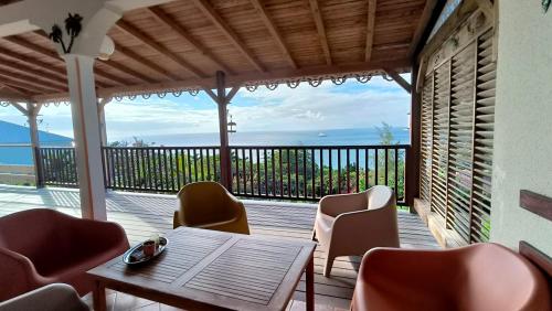 Villa Yekrik Yekrak avec vue exceptionnelle sur la mer des Caraibes in Deshaies