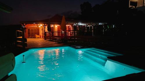 Villa Yekrik Yekrak avec vue exceptionnelle sur la mer des Caraibes in Deshaies