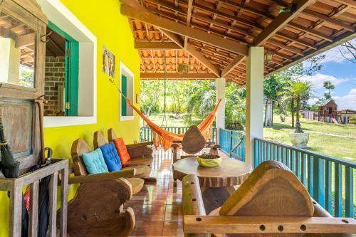 Balcony/terrace, Sitio Lumiar Cha Grande Paraiso Ecologico in Cha Grande