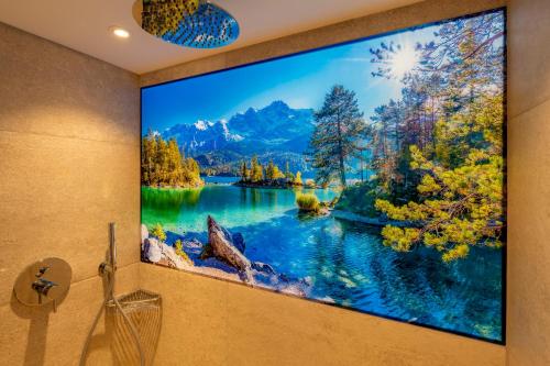 دش, Ferienwohnung Feriengluck in Krun
