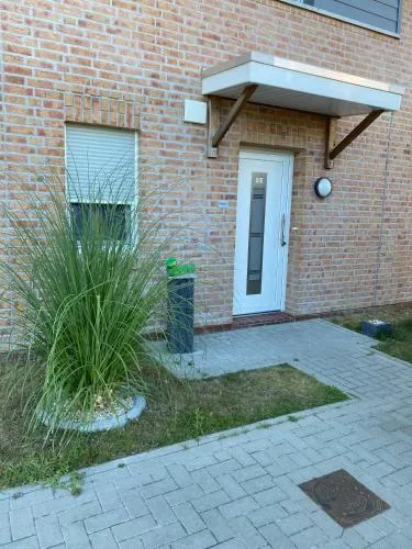 Wattwurm in Butjadingen, Deutschland