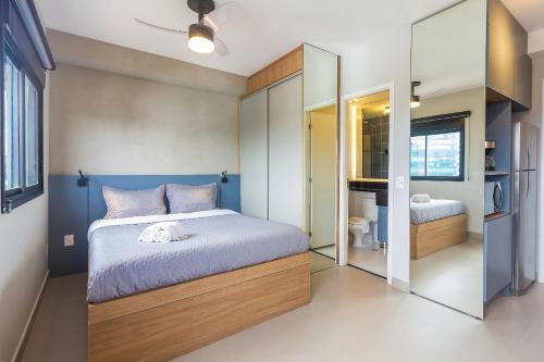 BP1005 - Studio com Ar Condicionado | Faria Lima, São Paulo