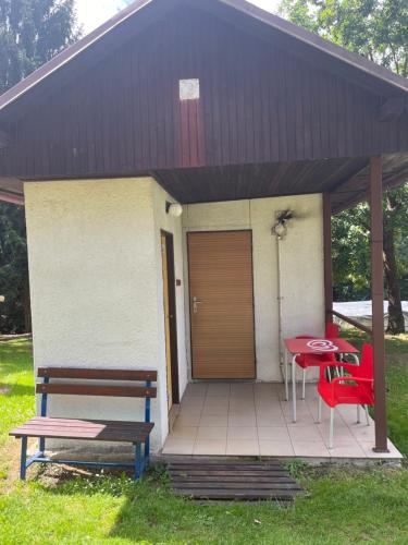 Viesnīcas āriene, Kemp a Loděnice Podolsko - Chatka pro 2 osoby (Kemp a Lodenice Podolsko - Chatka pro 2 osoby) in Slabčice