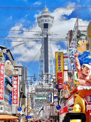 Sun生A号棟305室直达关西机场 电梯公寓 采光良好 仅2站到难波 直达梅田心斋桥天王寺 附带私人厨房