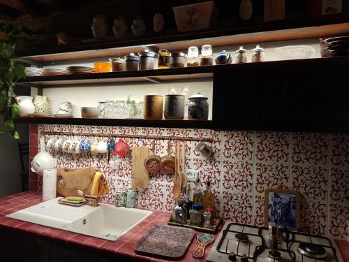 кухня, Casa Marzia in Монтеваркі