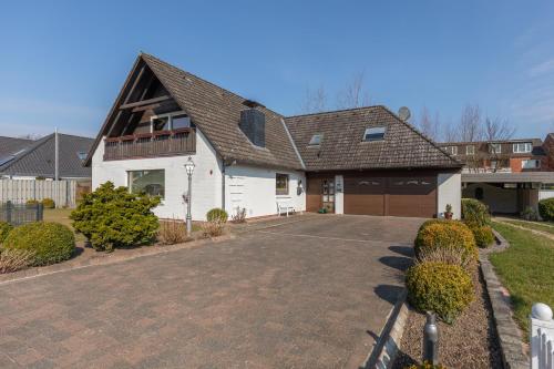 Grachtennest in Friedrichstadt, Deutschland