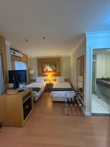 Flat Hotel Congonhas ao Lado do Aeroporto 1416, San Paolo
