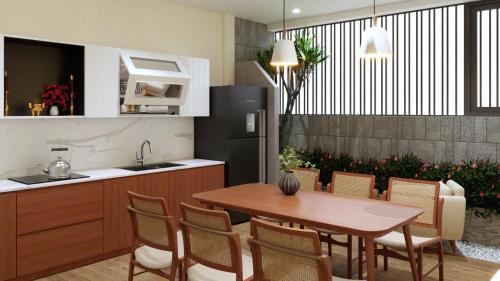 Kitchen, SKY Homestay near Dan Nam Giao