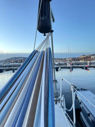 Yacht Albin 79 near Norvég Múzeum
