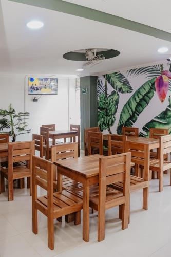 Étterem, Hotel Plataneras Confort in Turbo