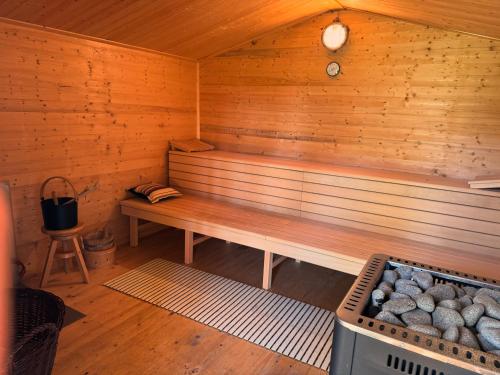 Sauna, Hof Fetthörn, Ferienzimmer Muschel (Hof Fetthorn, Ferienzimmer Muschel) in Švartbuka