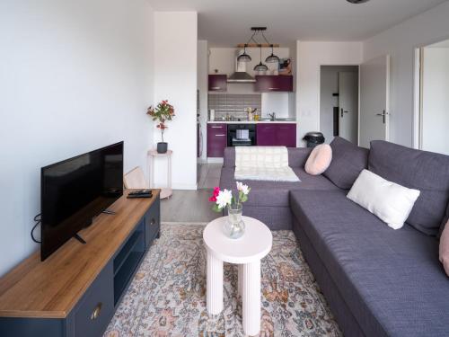 Delt lounge/TV-område, Suite Business CDG Villepinte Parking in Tremblay-en-France