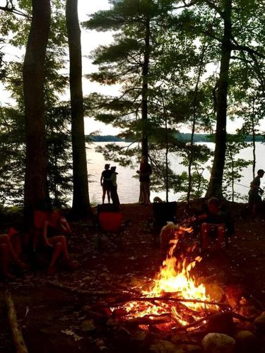 Island Glamping in a Pet-Friendly Bell Tent on an Island in Monmouth, Maine Island Glamping in a Pet-Friendly Bell Tent on an Island in Monmouth, Maine