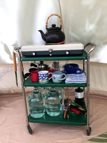 Island Glamping in a Pet-Friendly Bell Tent on an Island in Monmouth, Maine Island Glamping in a Pet-Friendly Bell Tent on an Island in Monmouth, Maine