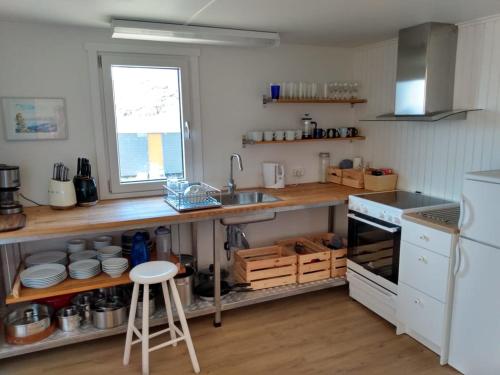 厨房, Nuannivik Cottage in 纳沙克