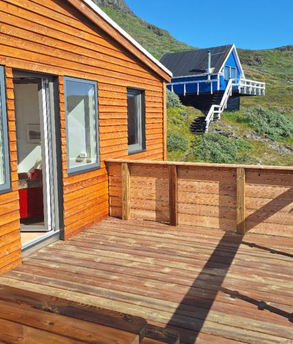 阳台/露台, Nuannivik Cottage in 纳沙克