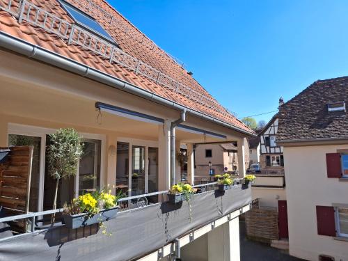 Kilátás, Le Repaire des Hirondelles - Le Schopf in Scharrachbergheim-Irmstett