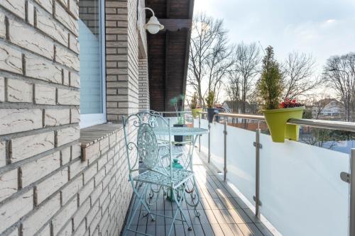 Terraza/balcón, Renoviertes Apartment in Troisdorf in Troisdorf