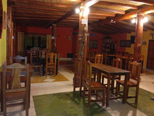 bar/salon, Hotel El Jardin Dante in Tilcara