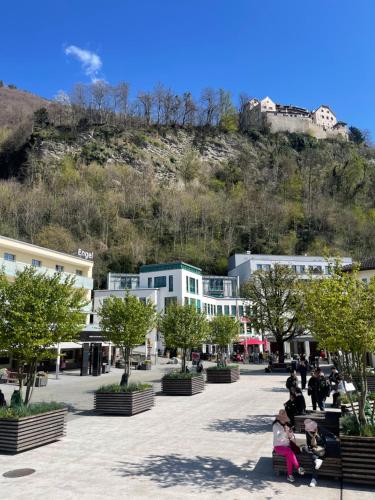 22 m² Huoneisto alueella Triesen, 1 makuuhuone(tta), 1 yksityistä kylpyhuone(tta) (Die individuell möblierten Appartements) in Triesen