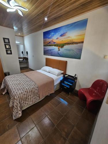 1 double bed