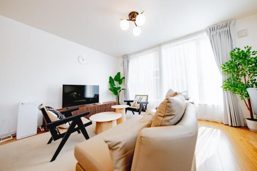 Furano Ezo Murasaki A near 北海道中央標誌