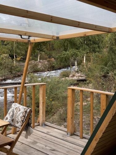 Terraza/balcón, Toodo - vacation in the mountains camp in Rot-Front