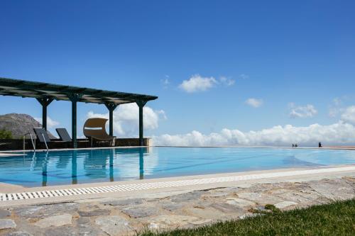 Swimming pool, Aetovigla Guesthouse in Krousonas