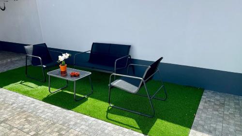 ระเบียง/ชานเรือน, Amazing Blue House in ริเบรา กรานเด