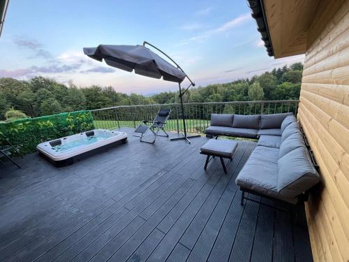 Altan/terrasse, Domek Pod Gwiazdami in Ryglice