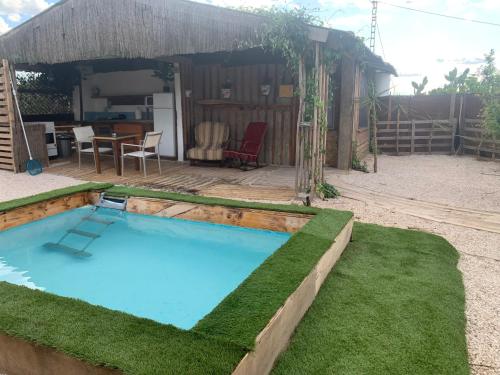 Cabaña rural piscina privada