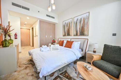 Discover a cozy luxury studio with a refreshing pool, just a 10-minute journey from the city's heart, Dubái (foto 3)
