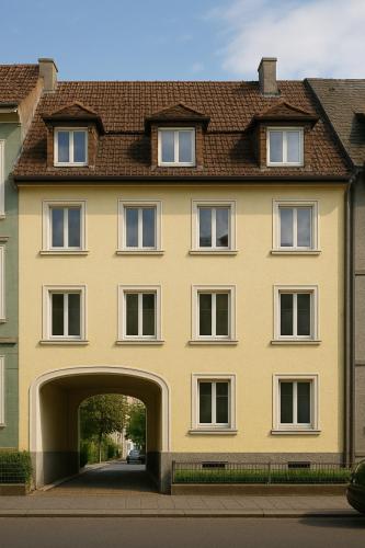 Design Apartment mit Parkplatz - 15 min Flughafen